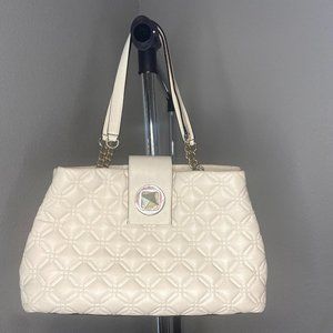 Ivory Quilted Kate Spade Tote